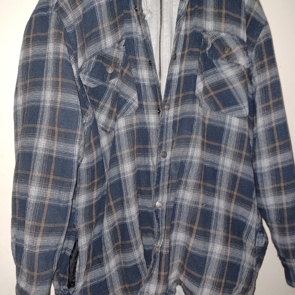 AMERICAN WORKER MEN SHACKET HOODIE - Picture 9 of 11